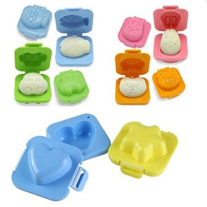 Egg and rice molds