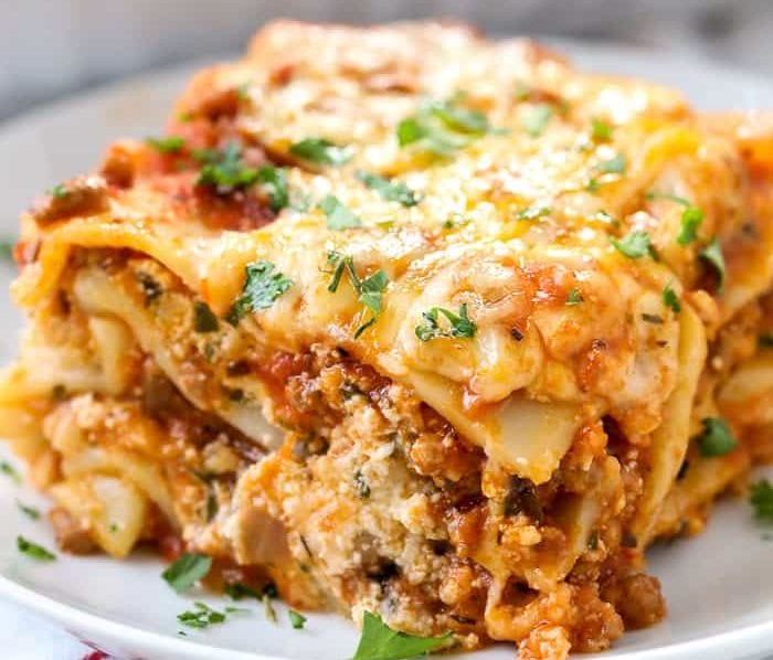 Easy homemade lasagna